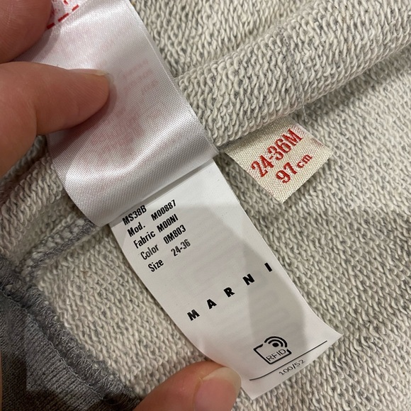 Marni Zipper Sweater 24-36mo - Picture 5 of 7